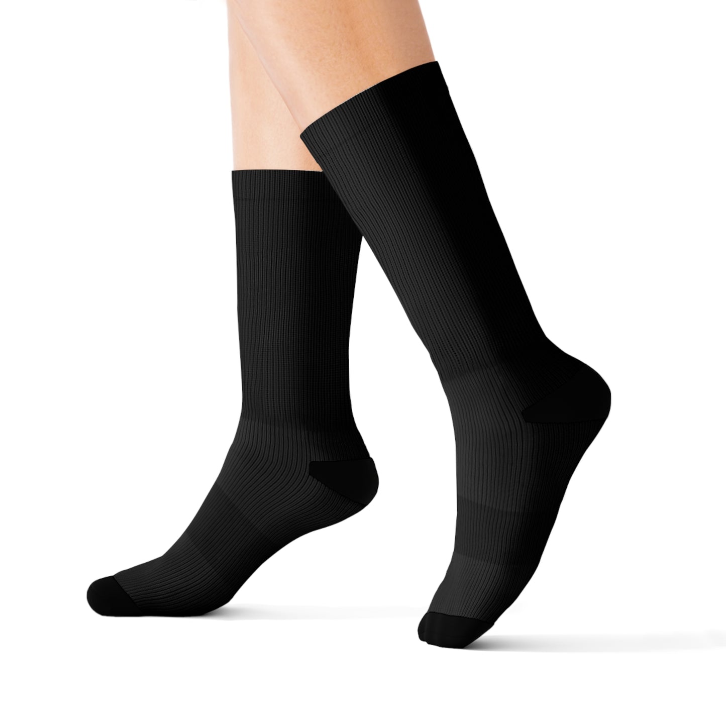 Sublimation Socks- New L Wolves Black Sock