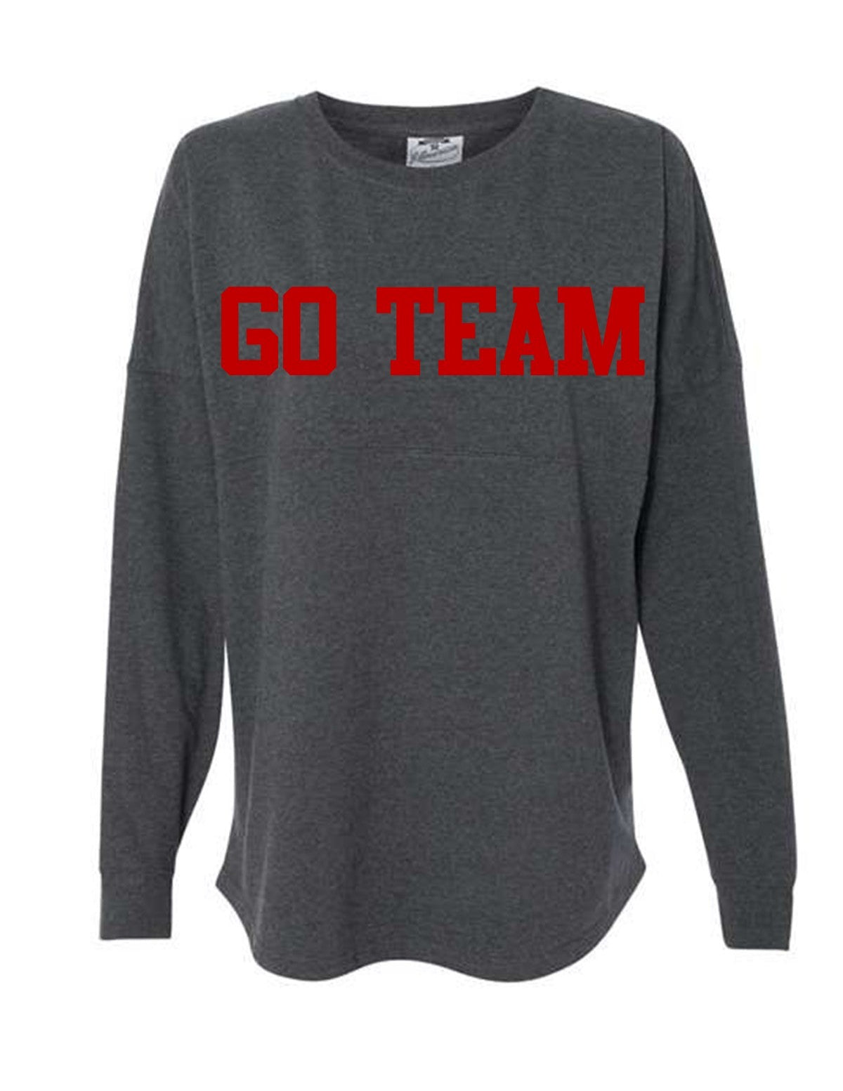 GO TEAM Game Day Jersey Long Sleeve Tee