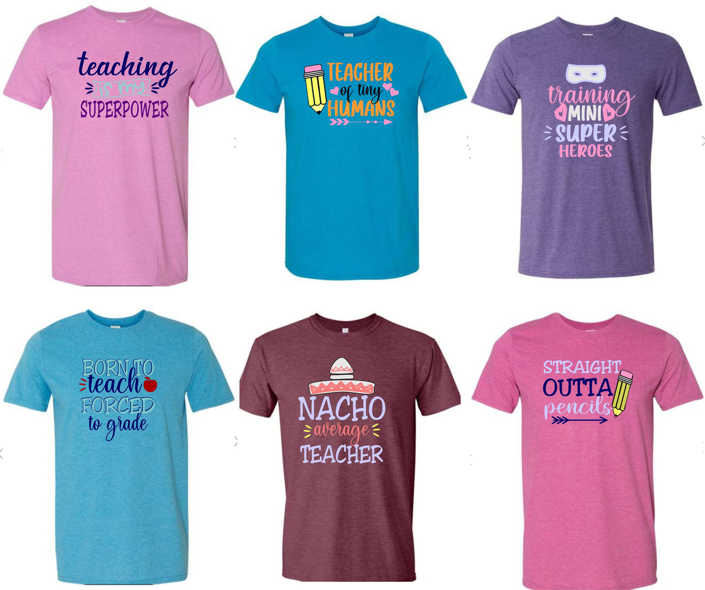 Teacher Tees- Gildan Softstyles