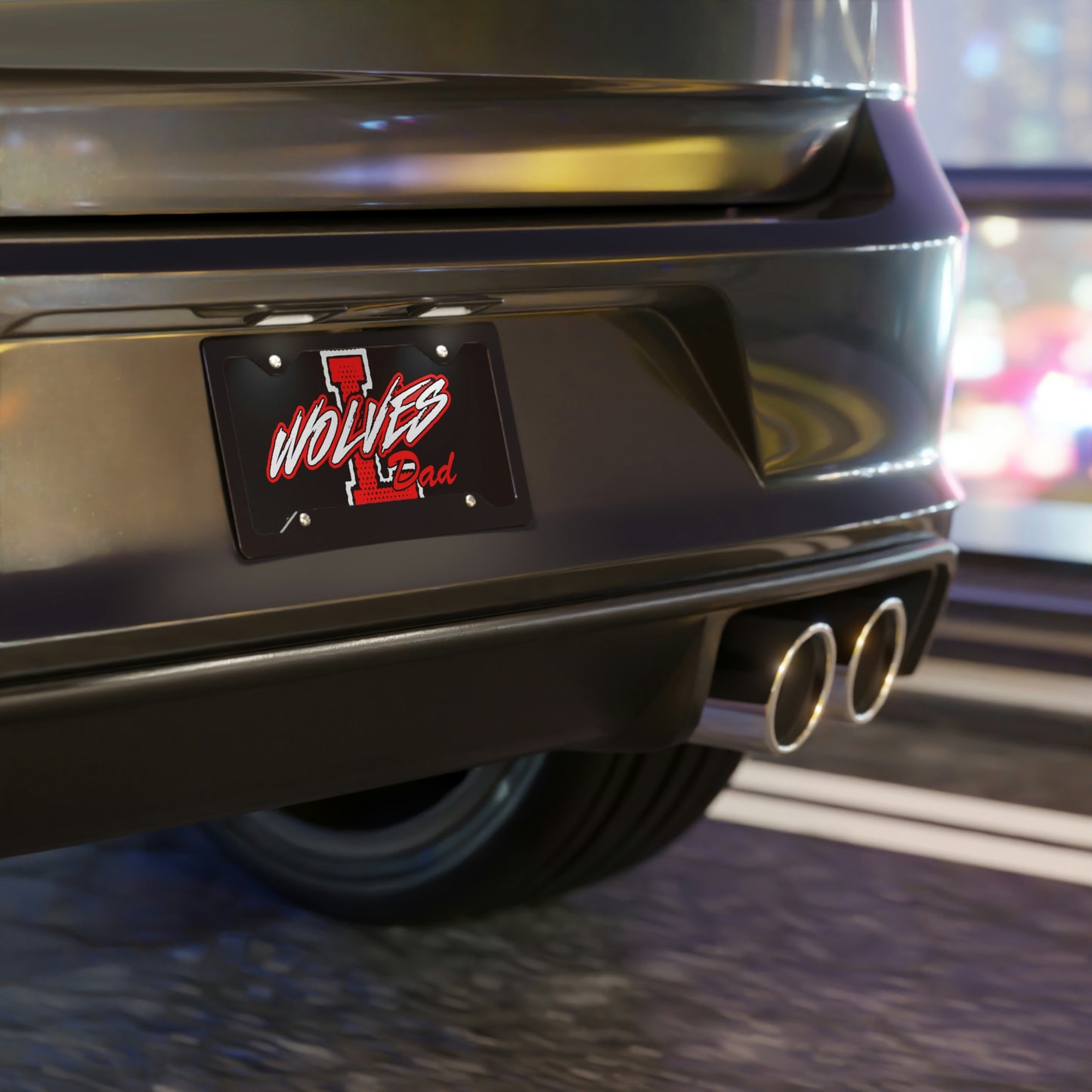 License Plate- Lebo Wolves Dad