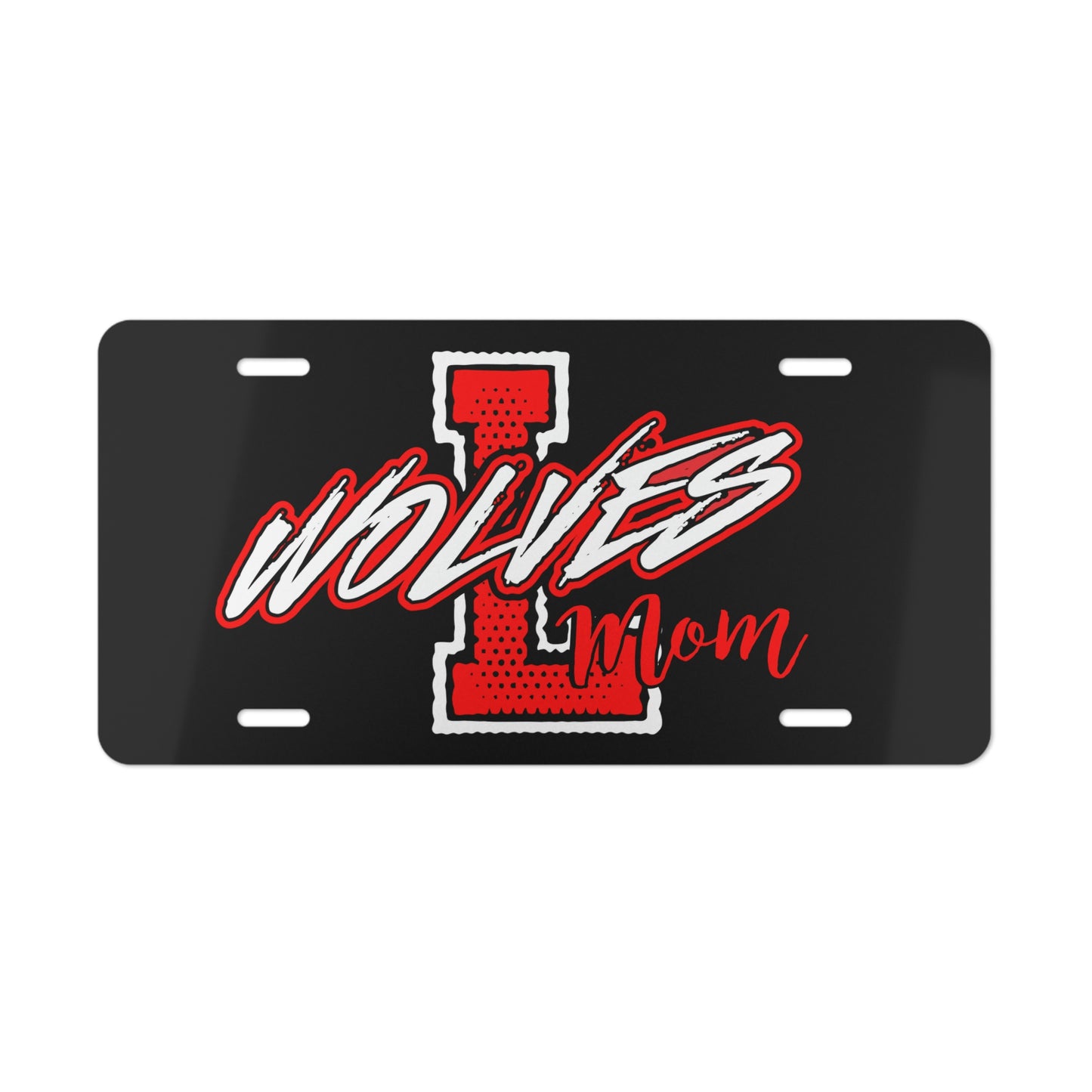 License Plate Lebo Wolves Mom
