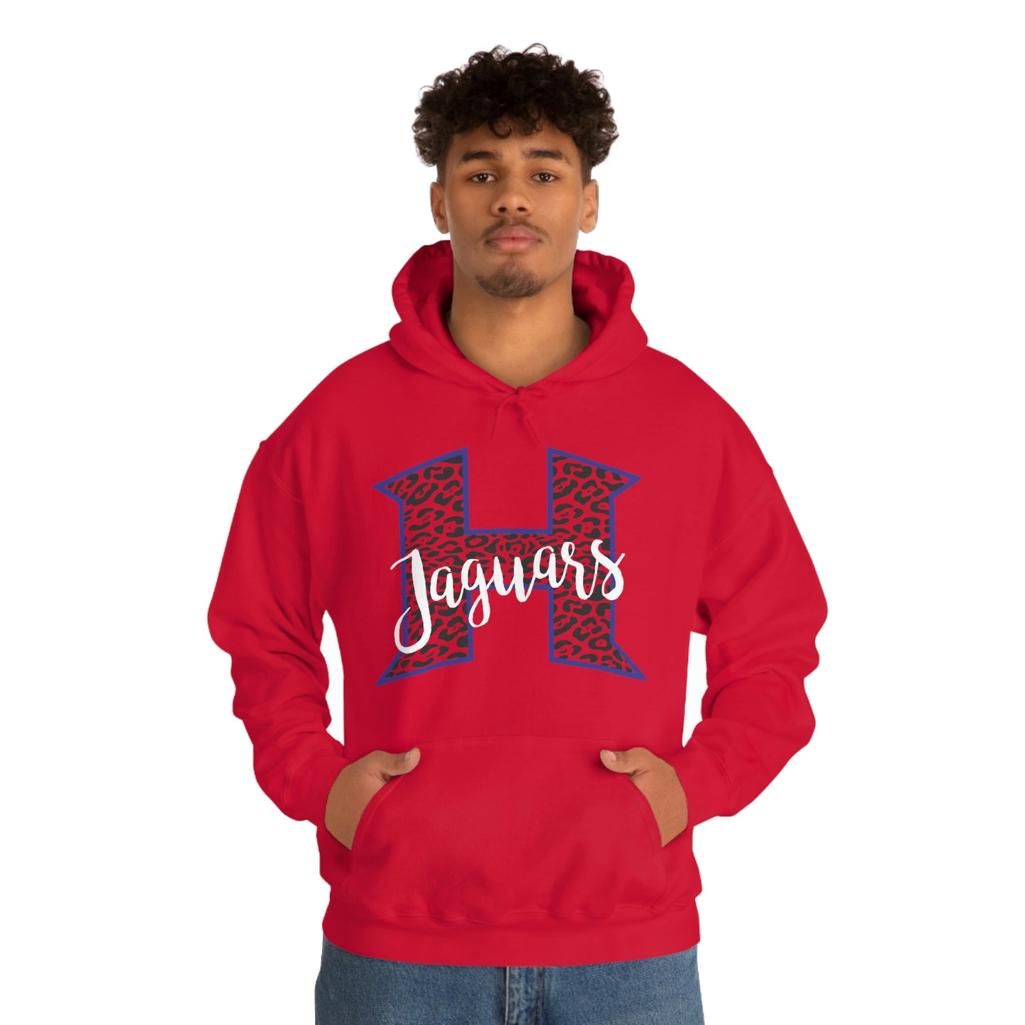 Power H Leopard Print Jaguars Hooded Sweatshirt