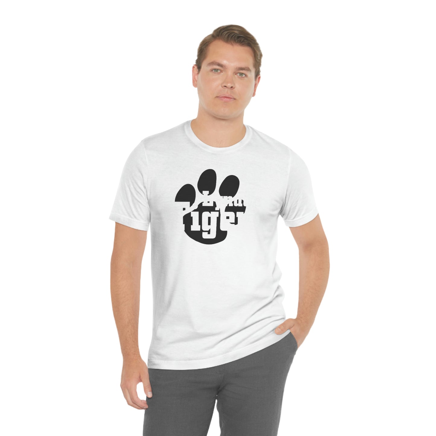 Lyndon Tigers Block font Bella Canvas Tee