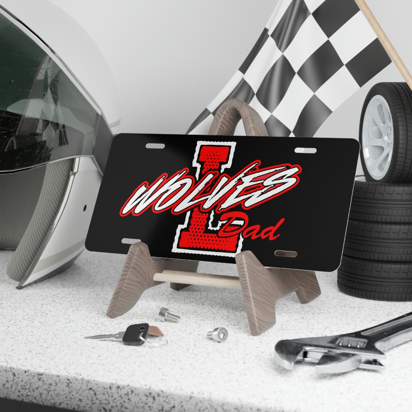 License Plate- Lebo Wolves Dad