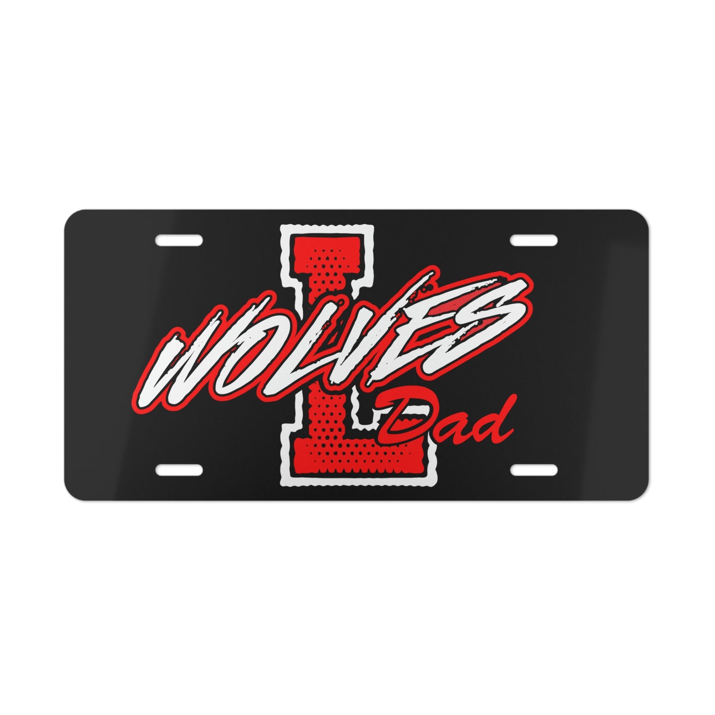 License Plate- Lebo Wolves Dad