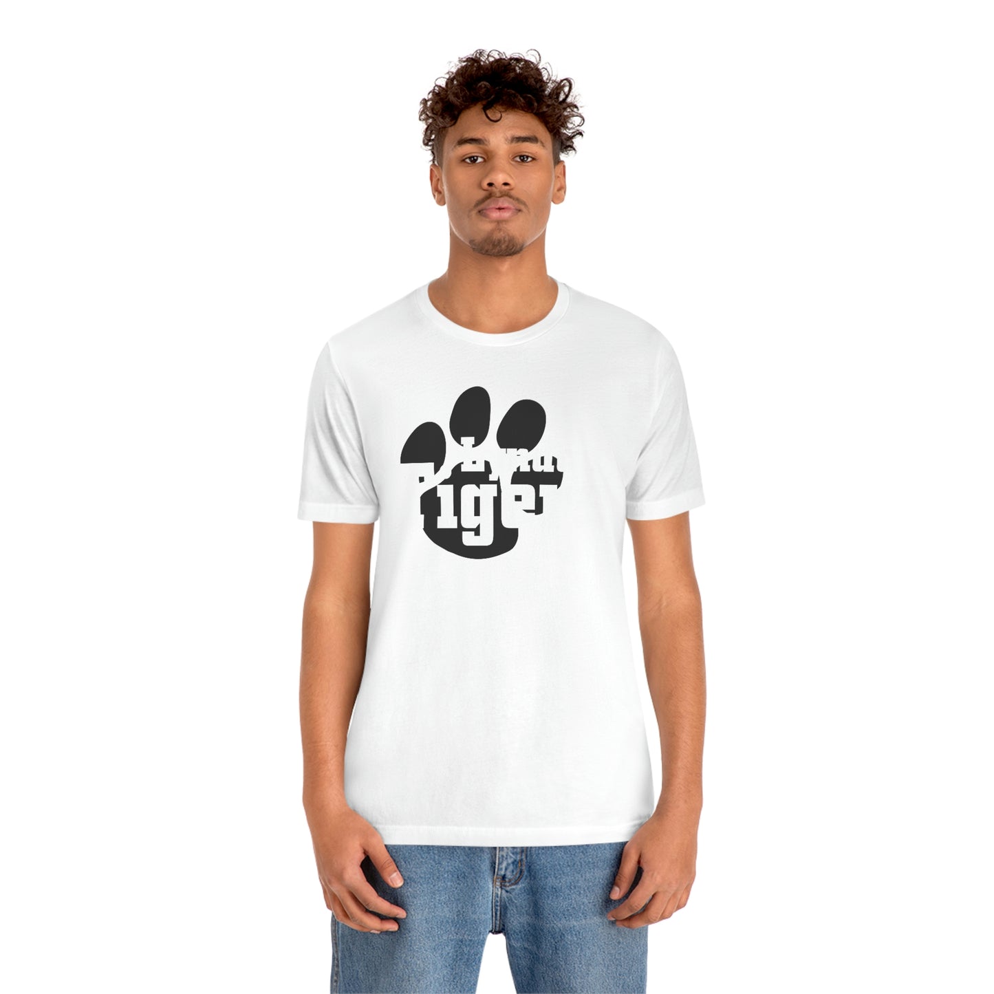 Lyndon Tigers Block font Bella Canvas Tee