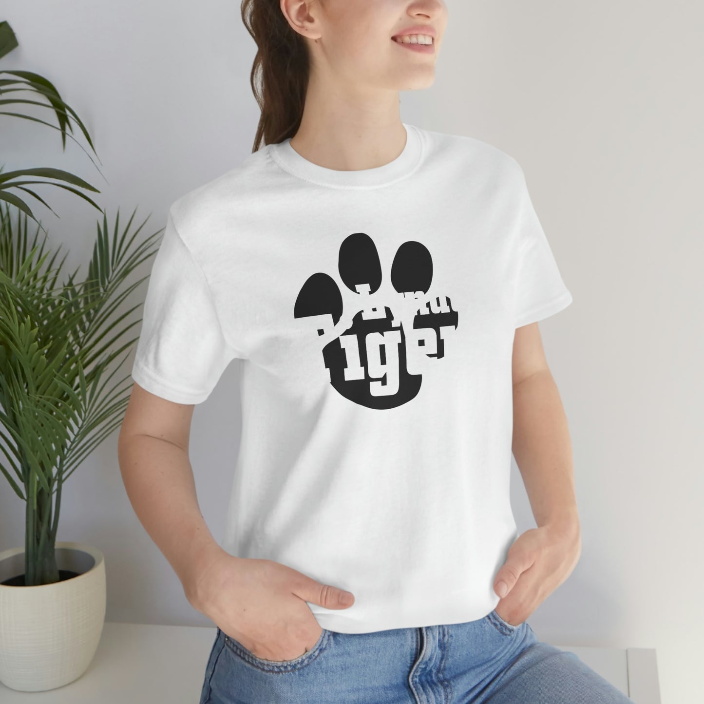 Lyndon Tigers Block font Bella Canvas Tee