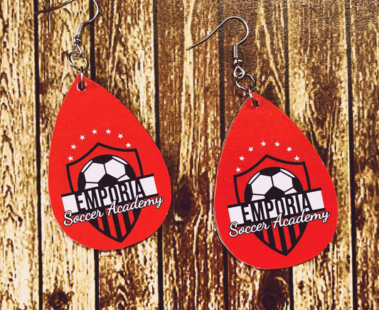 Emporia Soccer Academy Dangle Earrings