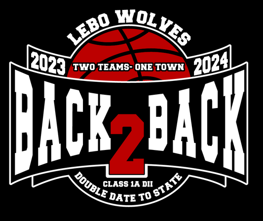 Lebo Wolves State Basketball 2024