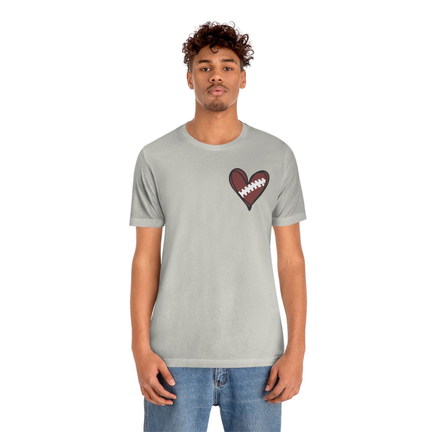 Football Heart- Bella- Multiple color options available