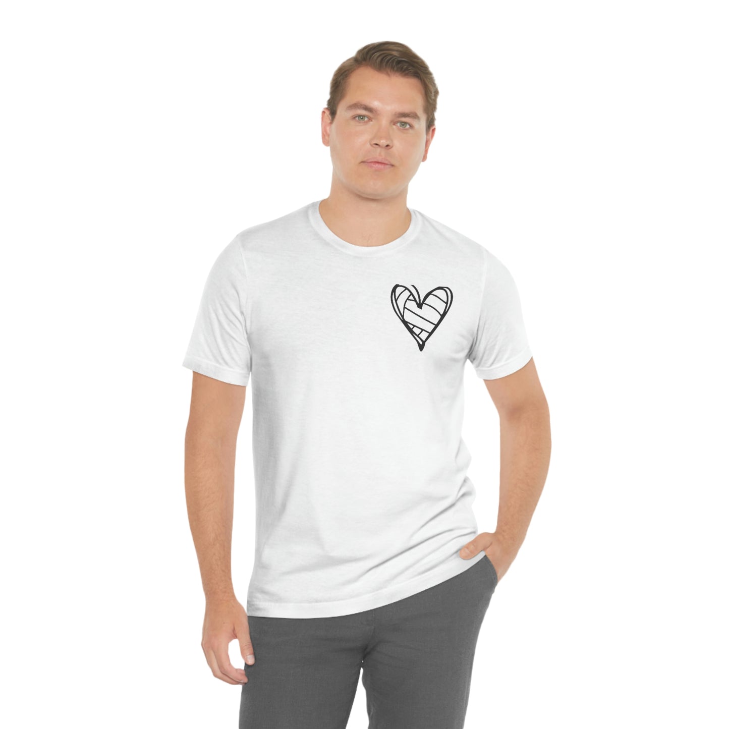 Volleyball heart- Bella- Multiple color options