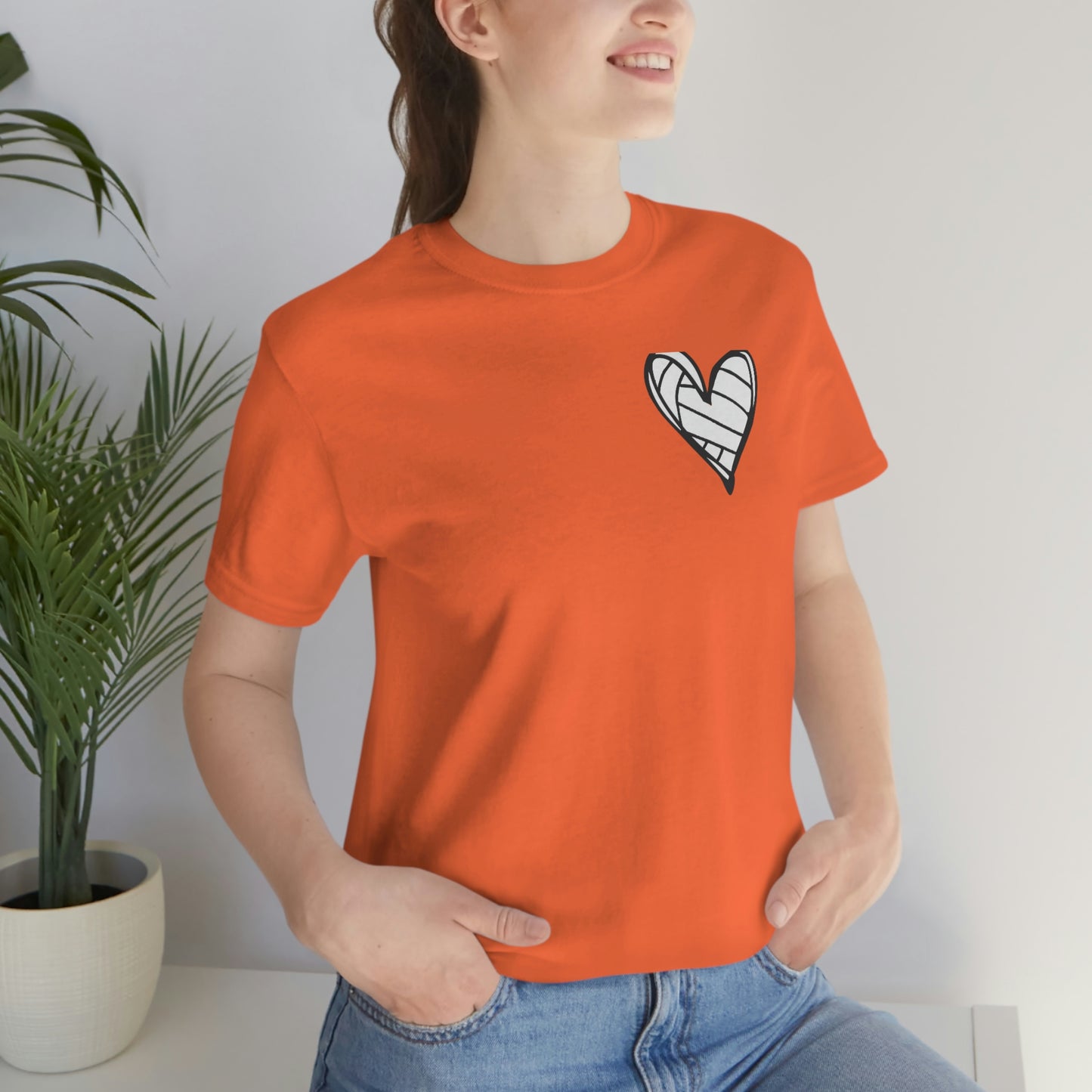 Volleyball heart- Bella- Multiple color options