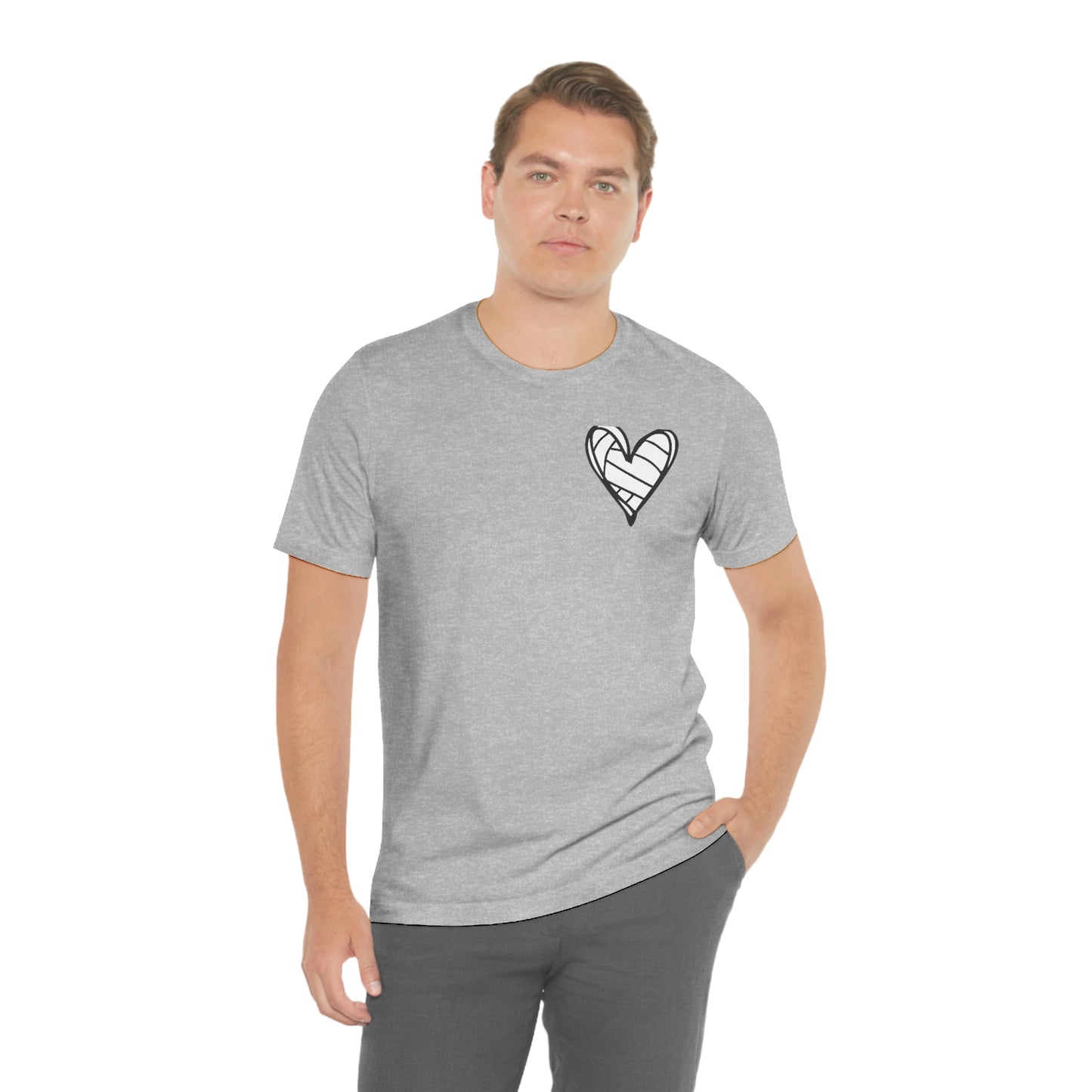 Volleyball heart- Bella- Multiple color options