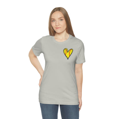 Softball Heart- Bella- Multiple color options