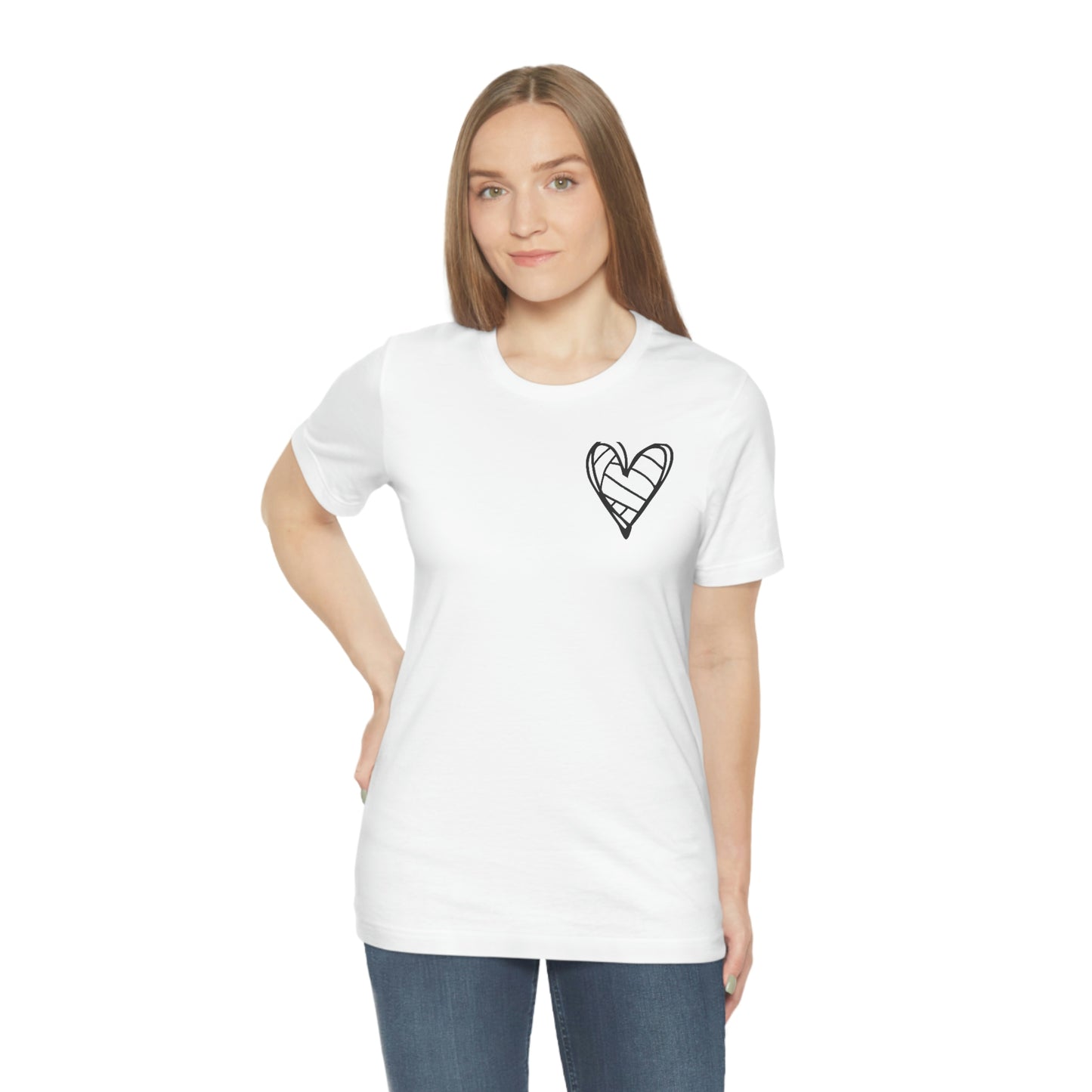 Volleyball heart- Bella- Multiple color options