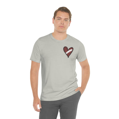 Football Heart- Bella- Multiple color options available