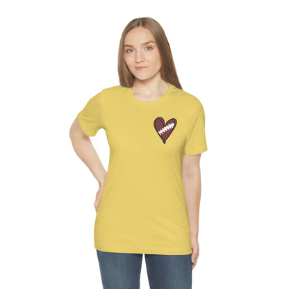 Football Heart- Bella- Multiple color options available