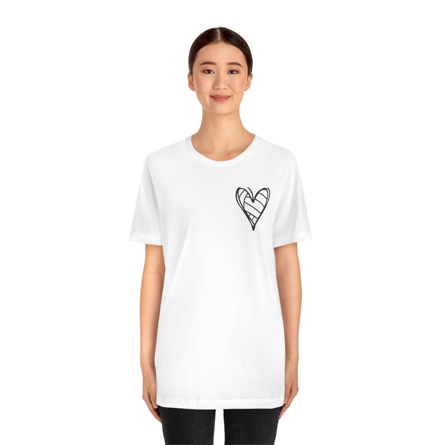 Volleyball heart- Bella- Multiple color options